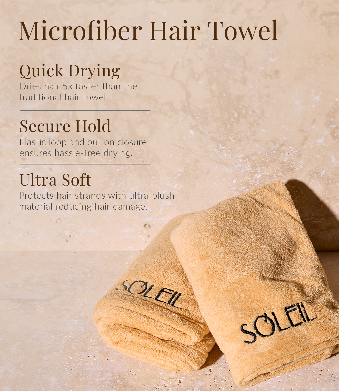 Microfiber Hair Towel