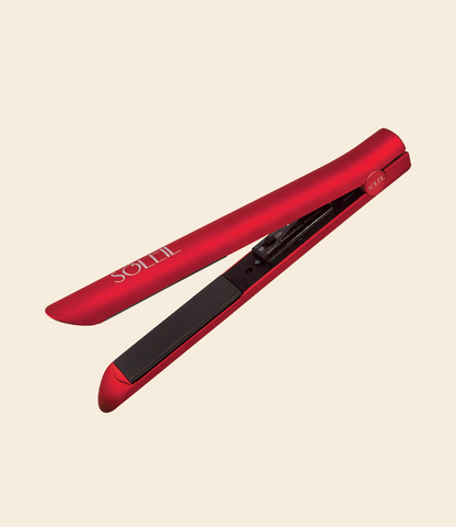 Metallic Rubberized Flat Iron